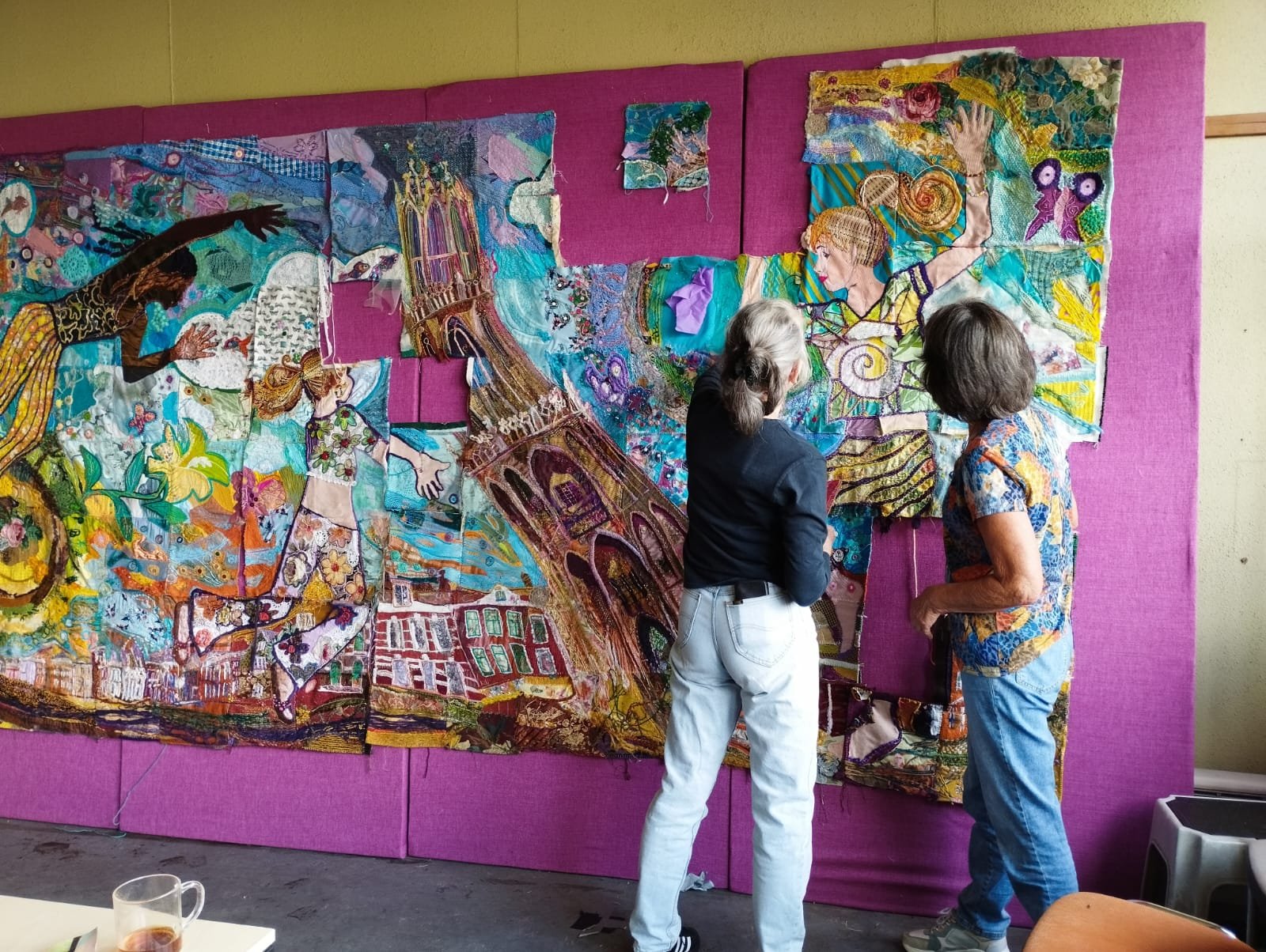 Samen maken we een bijzonder wandkleed